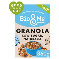 Bio&Me Granola Low Sugar, Naturally Gut-Loving Prebiotic 360g