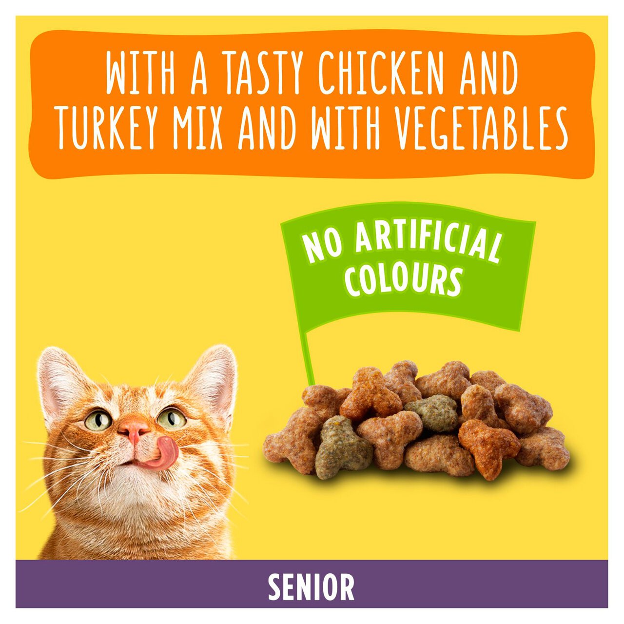 Go Cat Senior Chicken and Turkey Dry Cat Food 750g Zoom