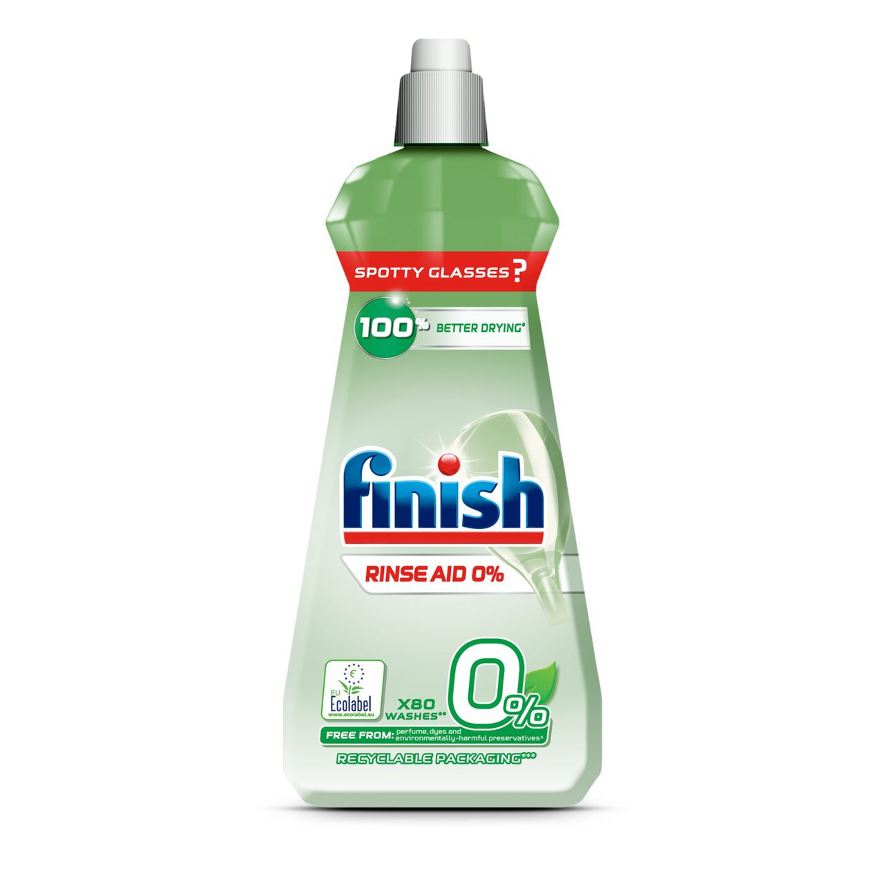 Finish Rinse Aid Regular Shines & Dries 0% 400ml