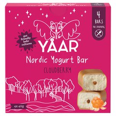 YAAR Nordic Yogurt Bar Cloudberry Multipack 4 x 40g