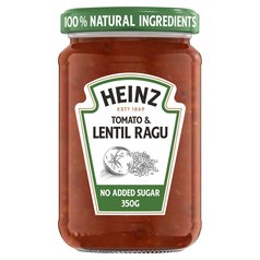 Heinz Tomato & Lentil Ragu Pasta Sauce 350g