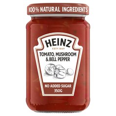 Heinz Tomato, Mushroom & Pepper Pasta Sauce 350g