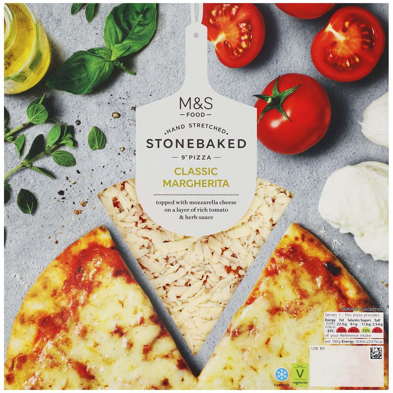 M&S Classic Margherita Pizza 245g