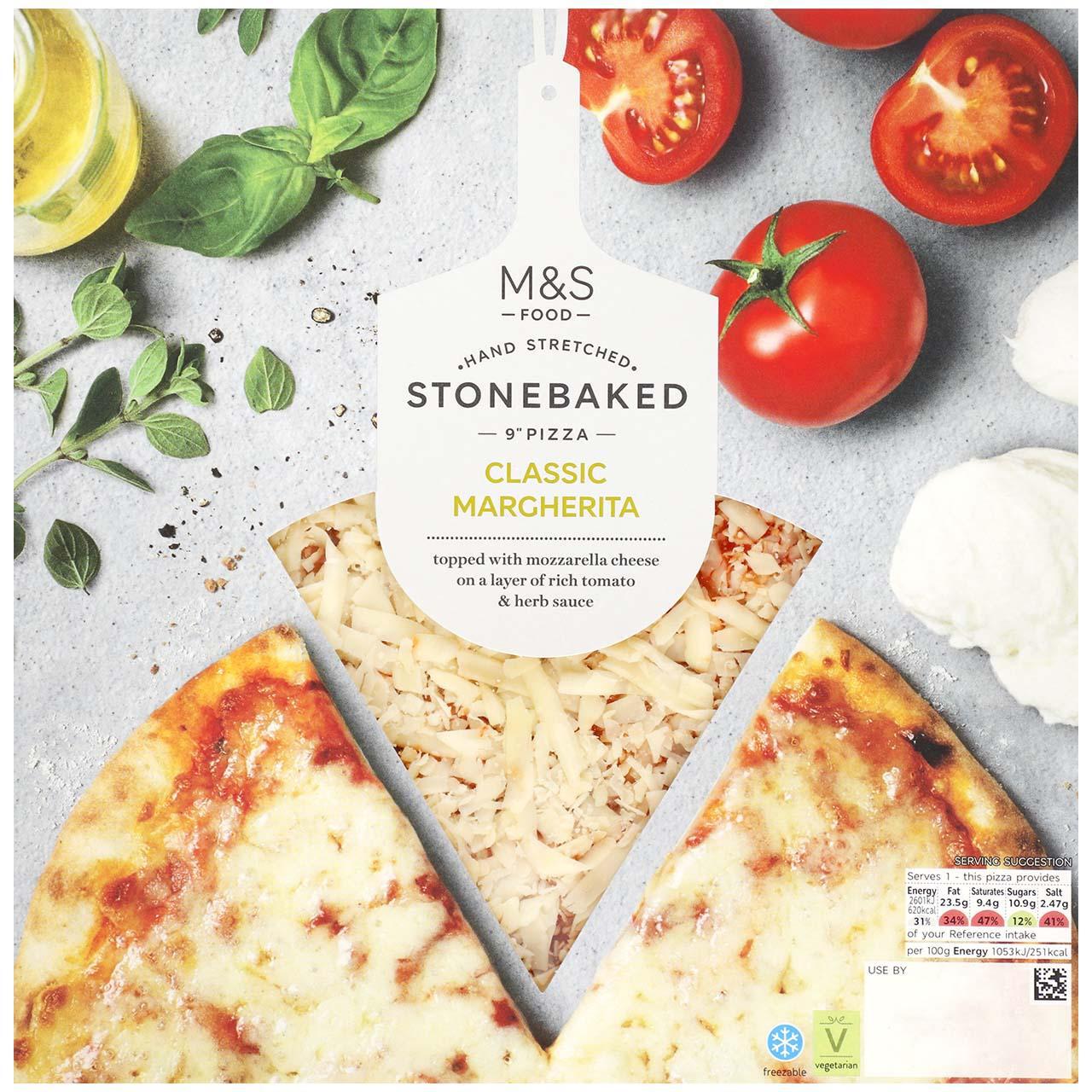 M&S Classic Margherita Pizza 247g