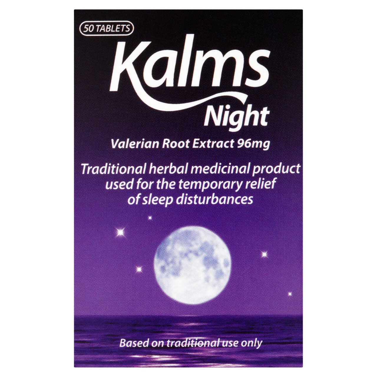 Kalms Night 96mg Valerian Root Extract Tablets 50 per pack