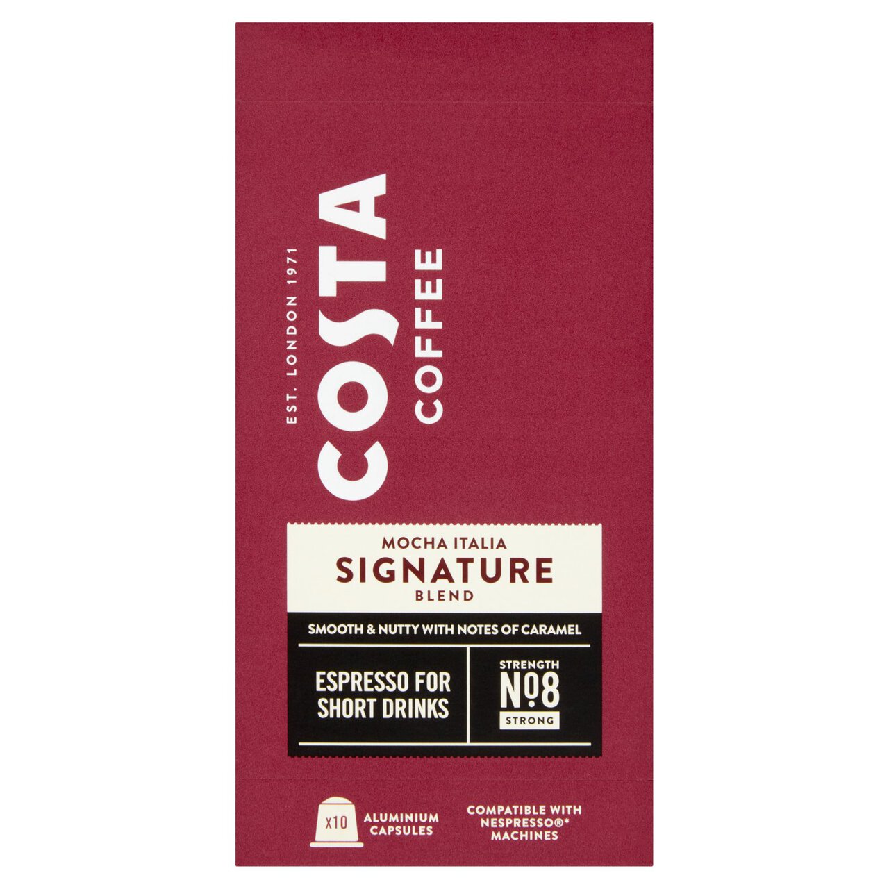 Costa Coffee Nespresso Compatible Signature Blend Espresso 10 per pack