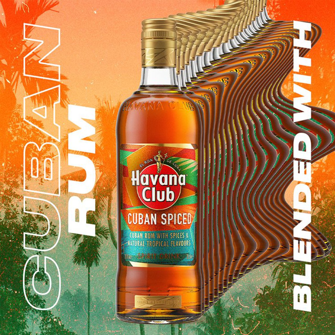 Havana Club Cuban Spiced Rum 70cl