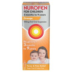 Nurofen for Children Orange 3mths-9yrs Ibuprofen 100ml