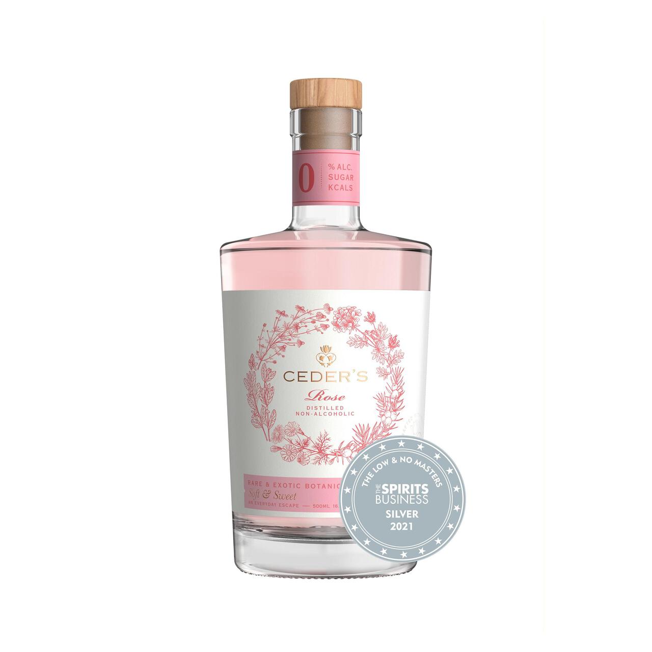 CEDER's Pink Distilled Non-Alcoholic Spirit 50cl
