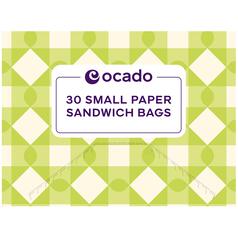 Ocado Small Paper Sandwich Bags 30 per pack