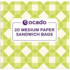 Ocado Medium Paper Sandwich Bags 20 per pack