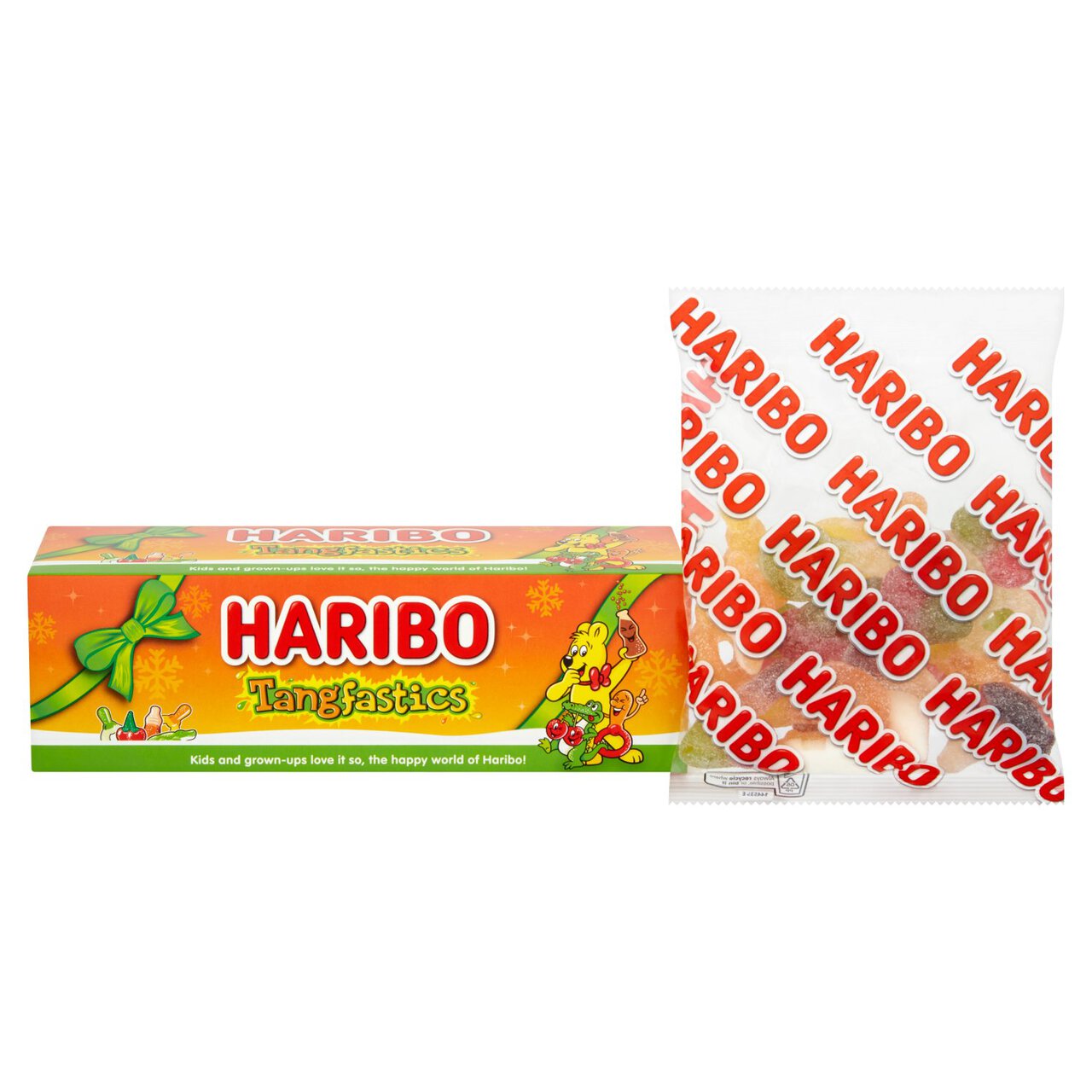Haribo Tangfastics Christmas Stocking Filler Sour Sweets Tube 120g