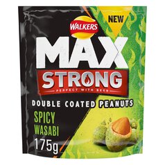 Walkers Max Strong Nuts Wasabi 175g
