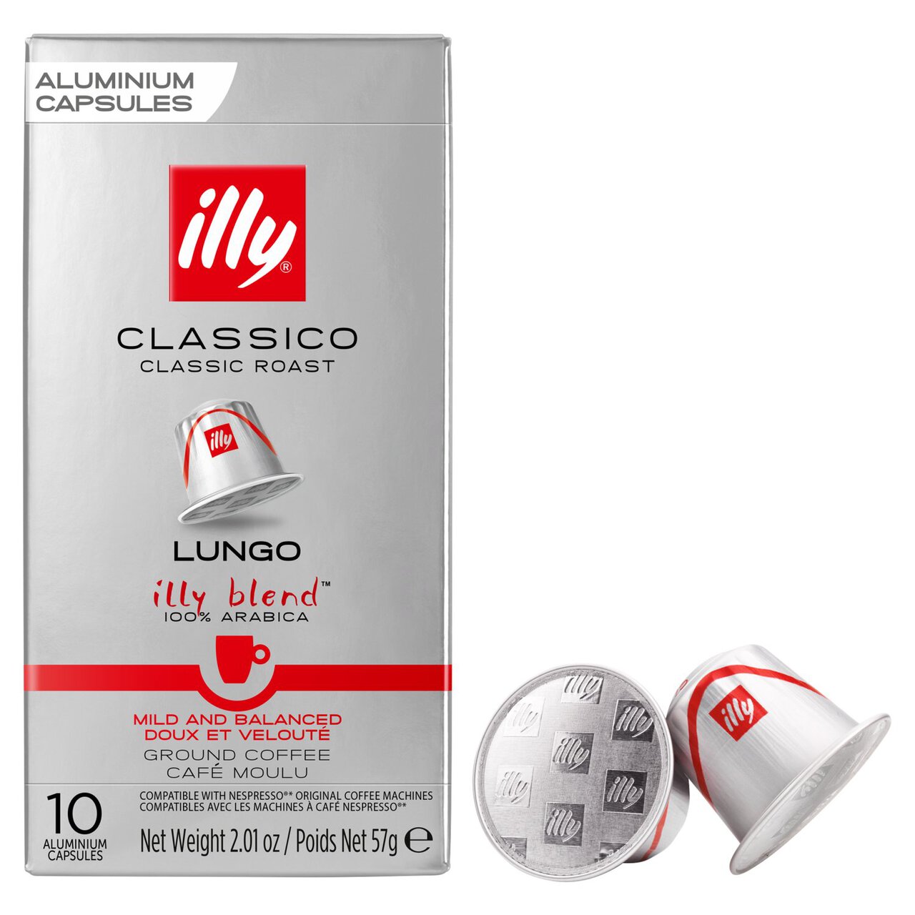 illy Compatible Capsules Lungo 10 per pack