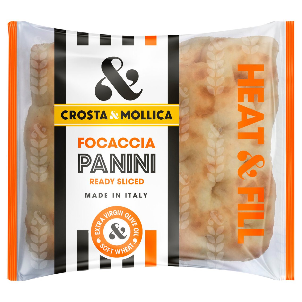 Crosta & Mollica Focaccia Panini 2 x 80g