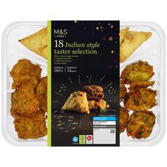 M&S 18 Indian Snack Selection 420g