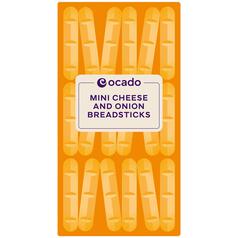 Ocado Mini Cheese & Onion Breadsticks 100g
