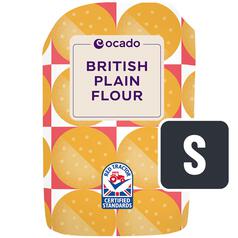 Ocado British Plain Flour 500g