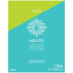 M&S Mojito 4 x 250ml