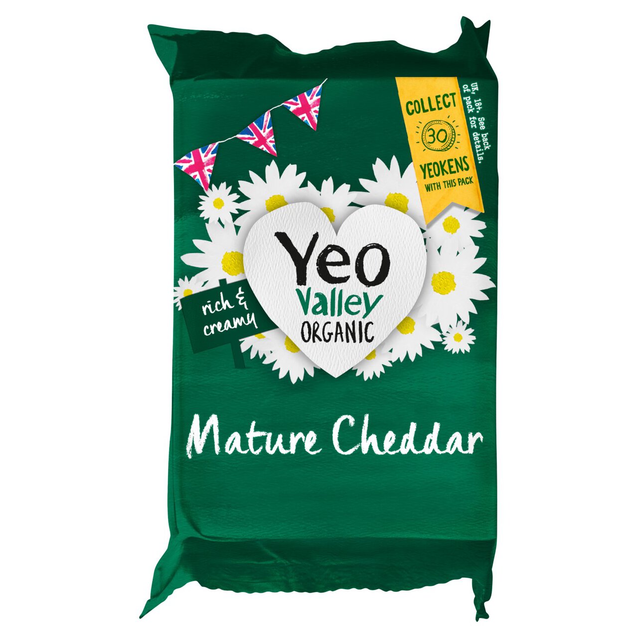 Yeo Valley Organic Mature Cheddar Cheese 300g