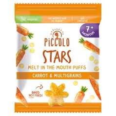 Piccolo Organic Carrot Multigrain Star Puffs 7 months+ 15g