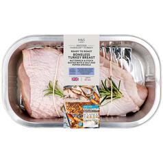 M&S Select Farms British Oakham Turkey Breast Joint Boneless 500g