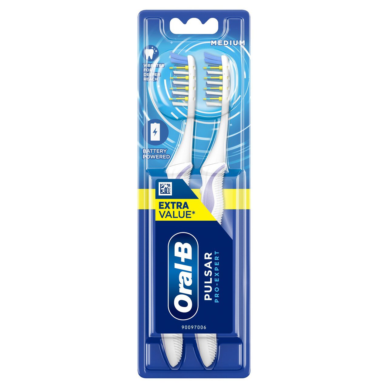 Oral-B Toothbrush Pro Expert Pulsar 35 Medium 2 per pack