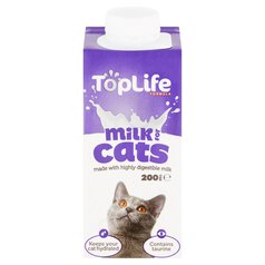 TopLife Lactose Reduced Cows Milk for Cats 200ml