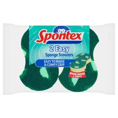 Spontex Easy Sponge Scourer 2 per pack