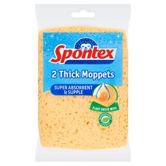 Spontex Thick Moppets 2 per pack