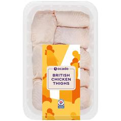 Ocado British Chicken Thighs 1kg