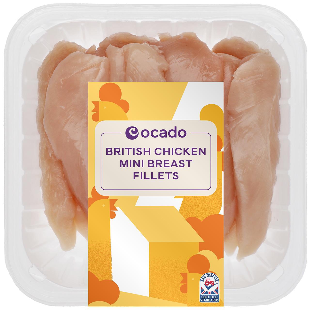 Ocado British Mini Chicken Breast Fillets 500g