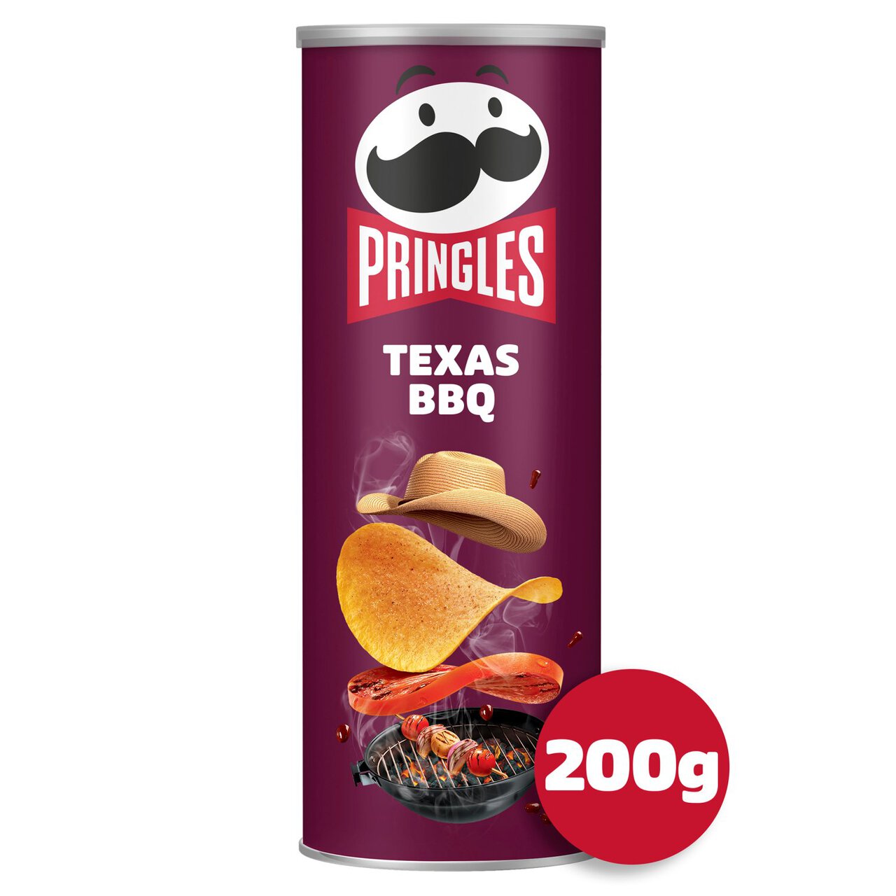 Pringles Texas BBQ Sauce Flavour Sharing Crisps 200g