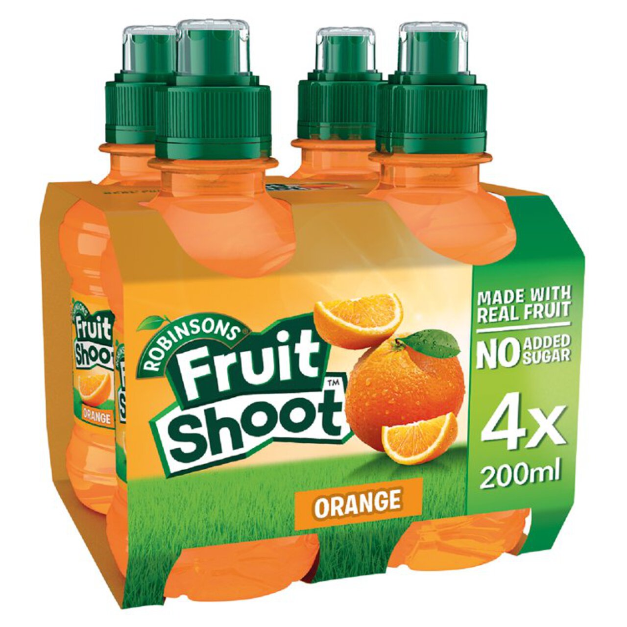 Fruit Shoot Orange No Added Sugar 4 x 200ml