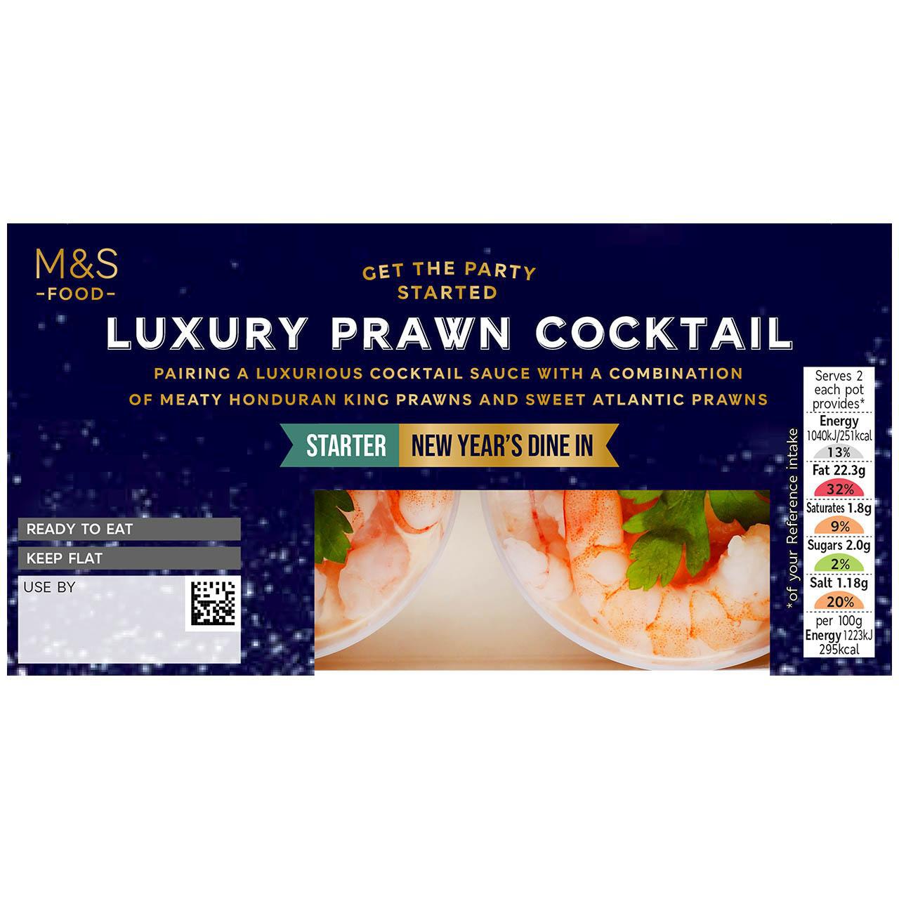 M&S 2 Luxury Prawn Cocktails 170g