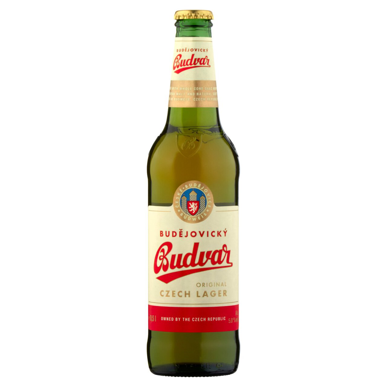 Budweiser Budvar Original Czech Lager Single 500ml