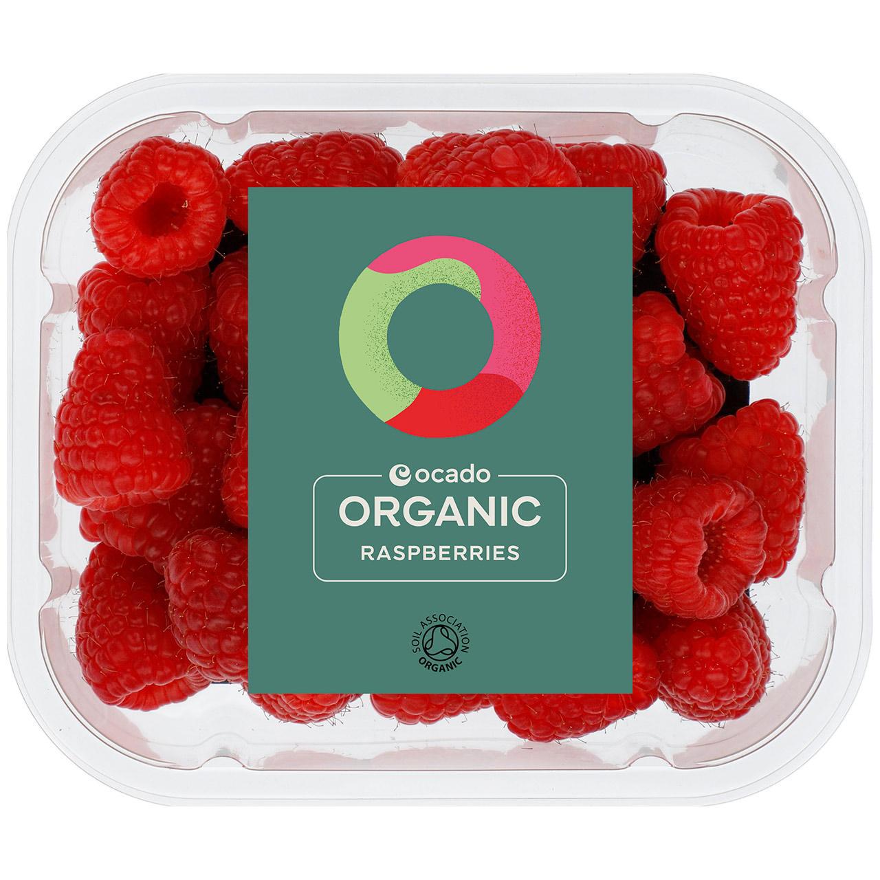 Ocado Organic Raspberries 150g