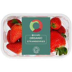 Ocado Organic British Strawberries 300g