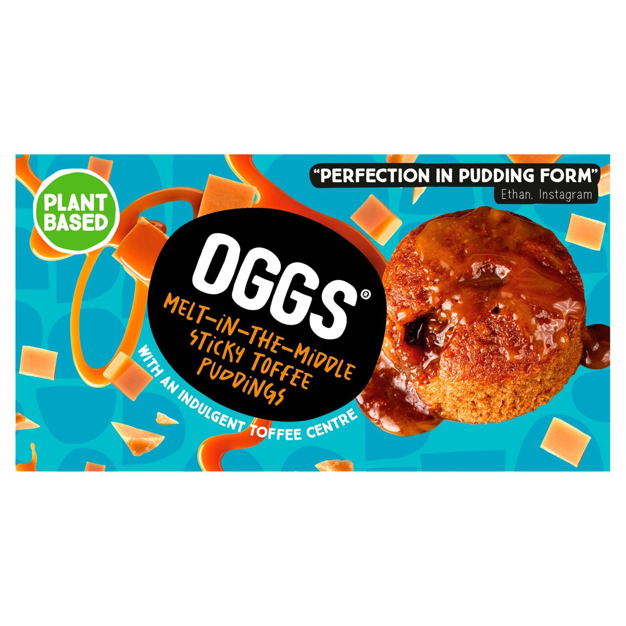 OGGS Vegan Sticky Toffee Puddings 2 x 80g