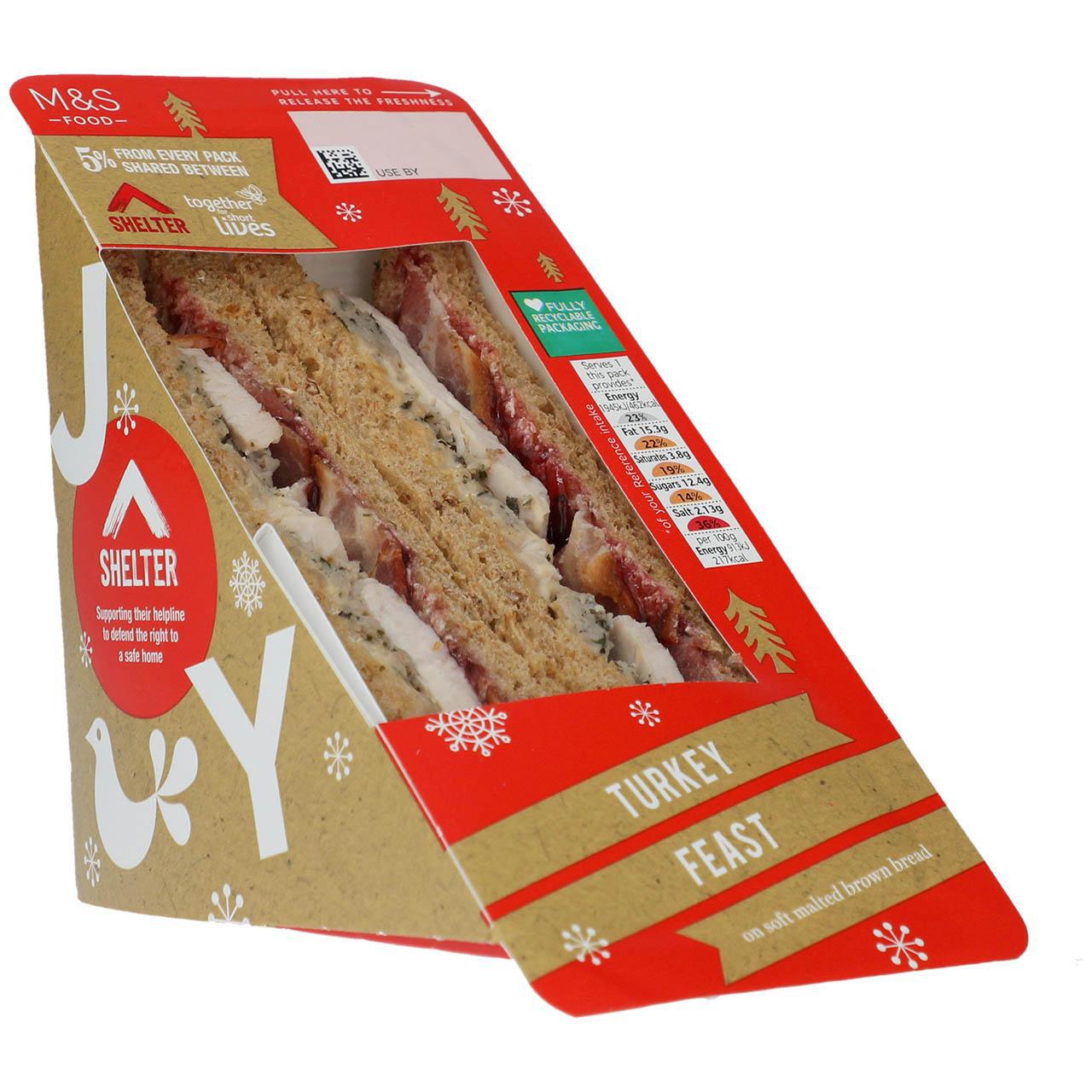 M&S Turkey Feast Sandwich 213g