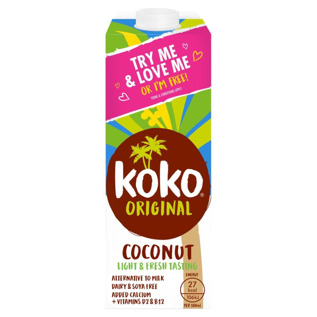 Koko Dairy Free UHT Original + Calcium Drink 1l