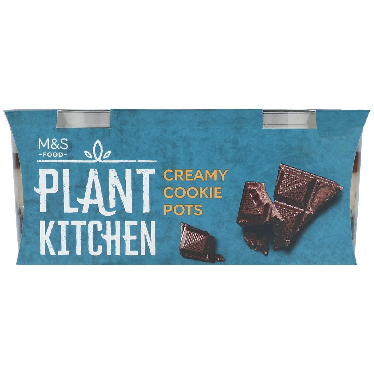 M&S Plant Kitchen 2 Creamy Cookie Pots 160g