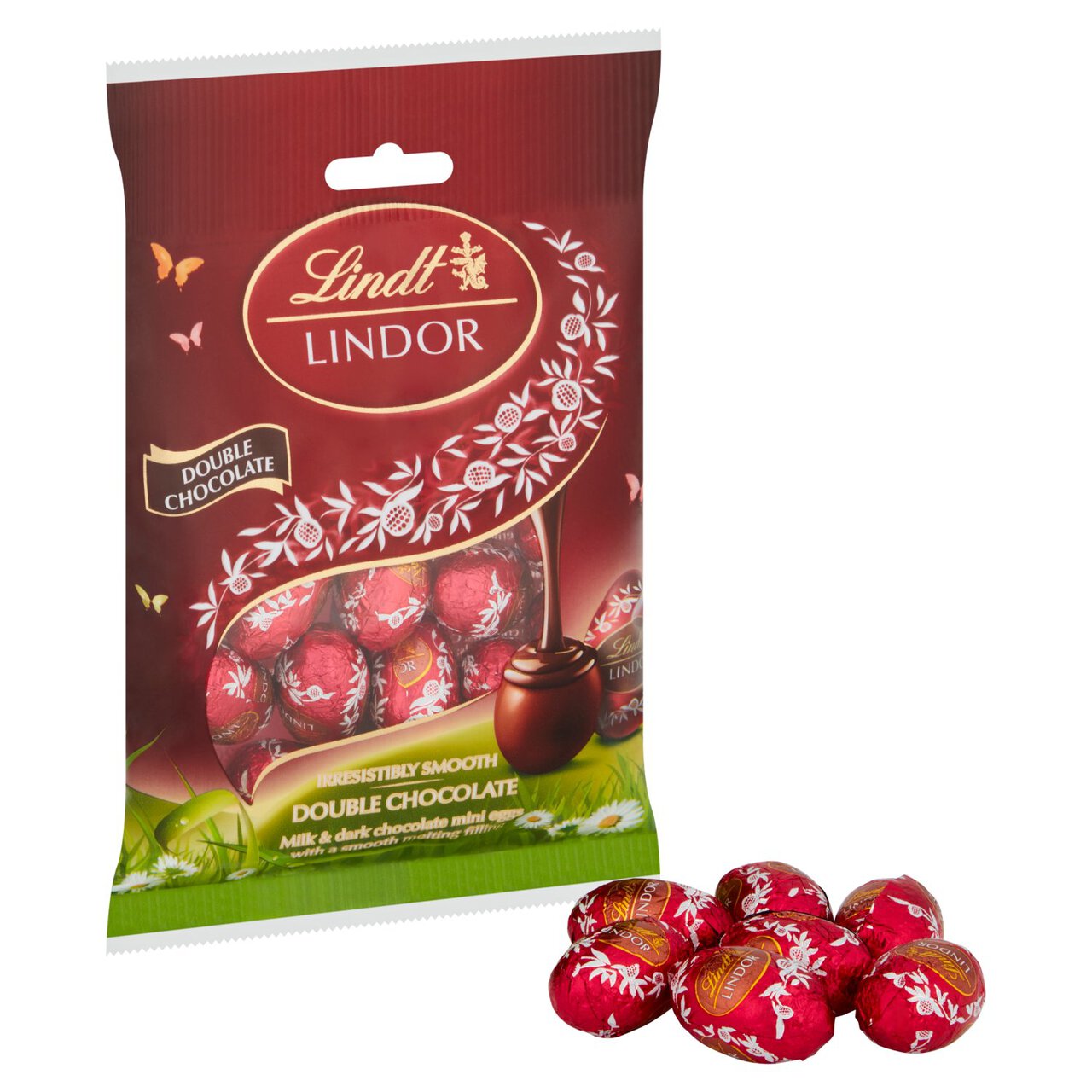 Lindt LINDOR Double Chocolate Easter Mini Eggs 80g