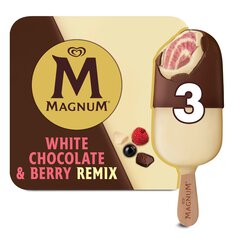Magnum Remix White Chocolate & Berry Ice Cream Lollies 3 x 90ml
