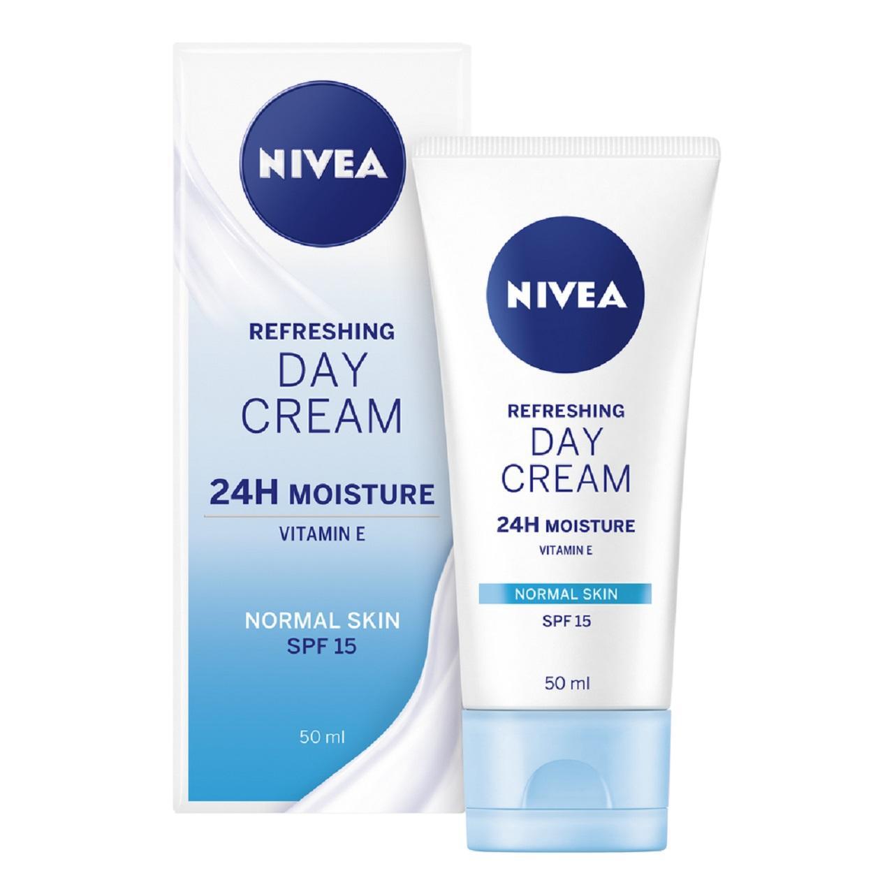 NIVEA Day Cream Face Moisturiser for Normal Skin SPF15 50ml