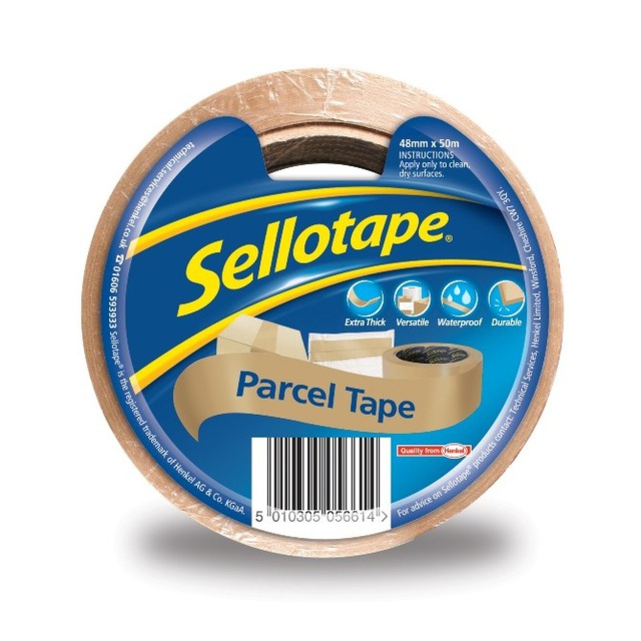 Sellotape Parcel Tape 48mm x 50mm 50m