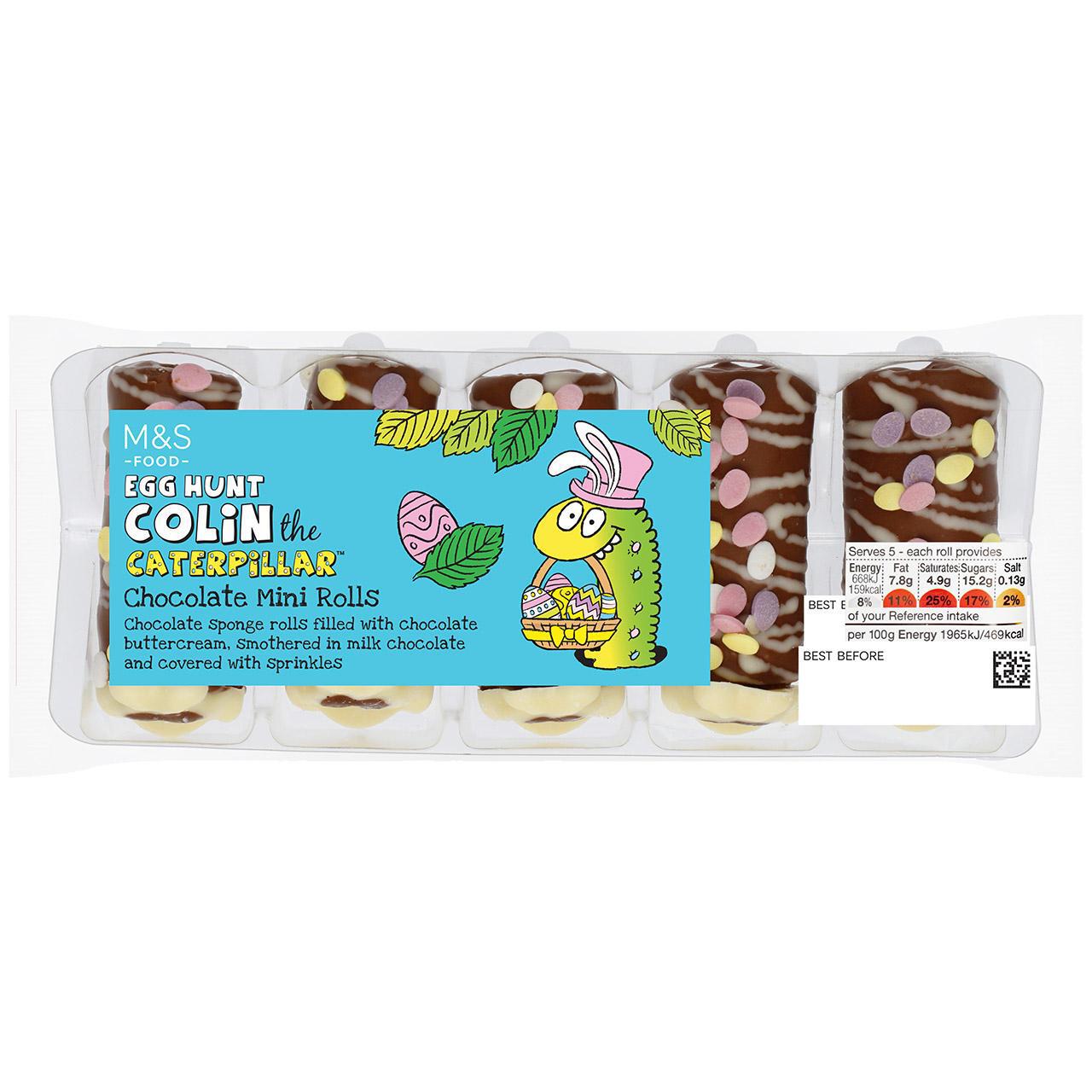 M&S Egghunt Mini Colin the Caterpillar Cakes 165g