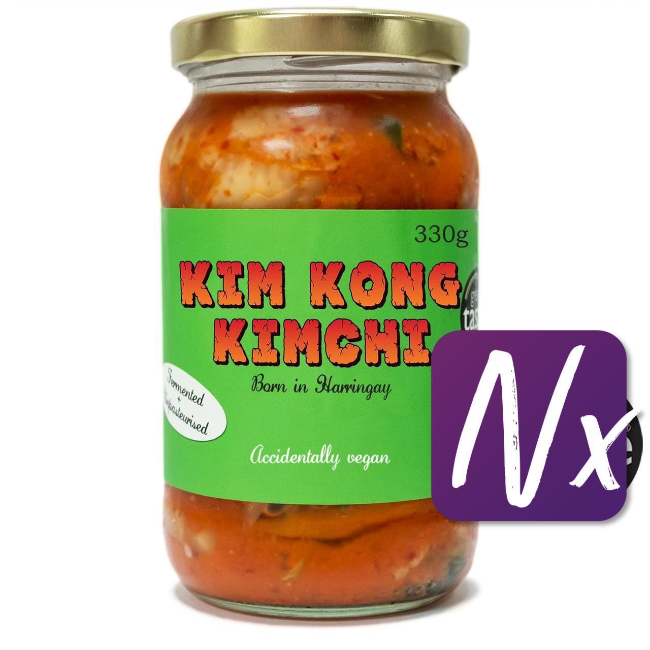 Kim Kong Kimchi Unpasteurised Vegan Kimchi 330g
