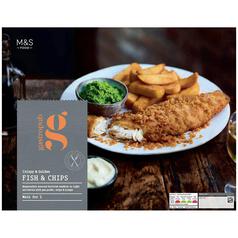 M&S Gastropub Fish & Chips 1020g
