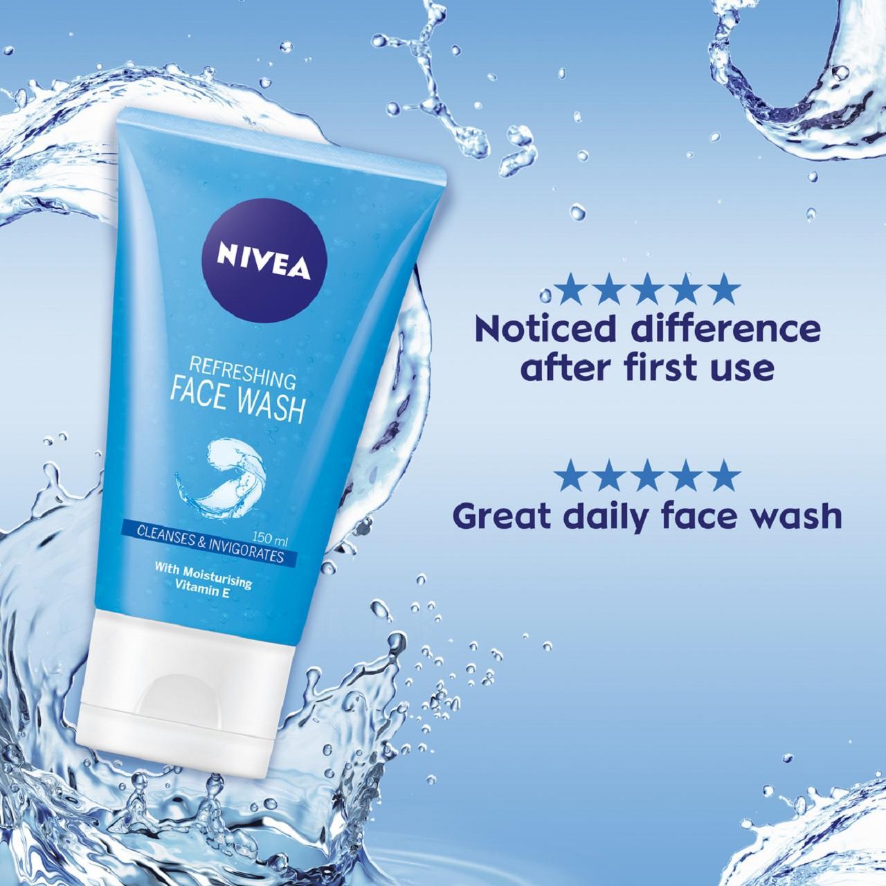 NIVEA Refreshing Face Wash Gel 150ml